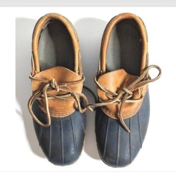 low duck boots womens